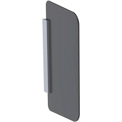 Separador de Urinal Geberit - Vidrio ESG, Rectangular, Antracita - Divisoria de Urinal Separador de Urinal Geberit - Vidrio ESG, Rectangular, Antracita - Divisoria de Urinal