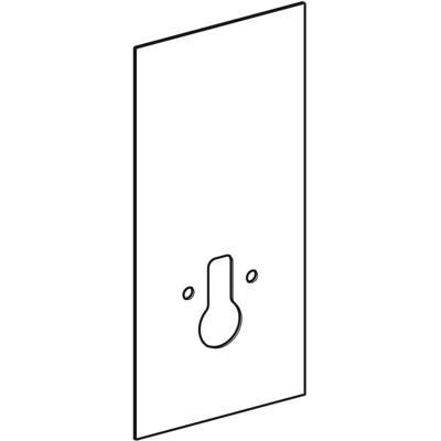 Geberit Monolith Frontverkleidung Weiß - WC Umrandung Geberit Monolith Frontverkleidung Weiß - WC Umrandung