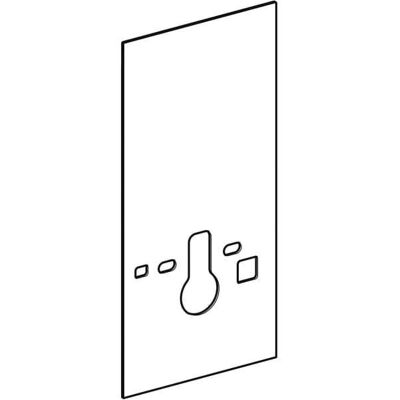 Revêtement Geberit Monolith - Verre Blanc - 101cm - Module Sanitaire - Publicité Revêtement Geberit Monolith - Verre Blanc - 101cm - Module Sanitaire - Publicité
