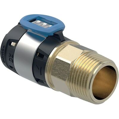 Geberit FlowFit Transition - DN 12/10, Ø 16 mm, R 3/8 - Raccord de transition Geberit FlowFit Transition - DN 12/10, Ø 16 mm, R 3/8 - Raccord de transition