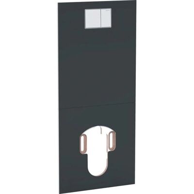Geberit Glas Schwarz Designplatte für WC-System Geberit Glas Schwarz Designplatte für WC-System