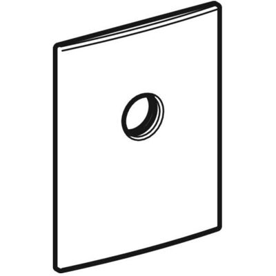 Geberit Modèle 240919001 Acier Inoxydable - Plaque de couverture pour siphon - Publicité Geberit Modèle 240919001 Acier Inoxydable - Plaque de couverture pour siphon - Publicité