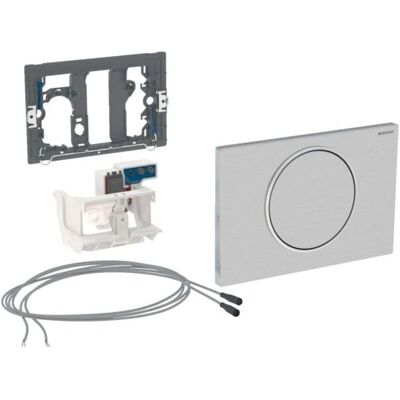 Contrôle électronique de chasse WC Sigma10 - Acier inoxydable - Publicité Contrôle électronique de chasse WC Sigma10 - Acier inoxydable - Publicité