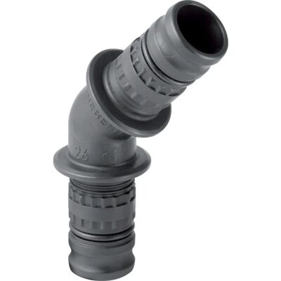 Geberit Mepla 45° PVDF Rohrverbindung - Abfluss/Waste/Lüftung Geberit Mepla 45° PVDF Rohrverbindung - Abfluss/Waste/Lüftung