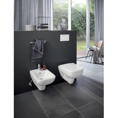 Keramag Geberit Renova Nr.1 WC-Sitz - Eckiges Design, Absenkautomatik, Topfästning Keramag Geberit Renova Nr.1 WC-Sitz - Eckiges Design, Absenkautomatik, Topfästning