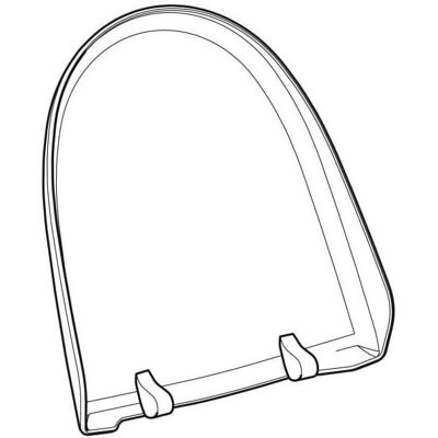 Geberit Weiß-Alpin WC-Deckel - WC-Deckel für AquaClean 8000 / 8000plus Geberit Weiß-Alpin WC-Deckel - WC-Deckel für AquaClean 8000 / 8000plus