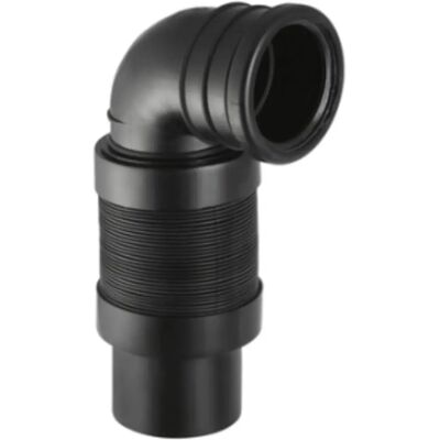 Geberit Pe 241521001 Wand-WC-Bogen - Flexibel, DN 90 Geberit Pe 241521001 Wand-WC-Bogen - Flexibel, DN 90