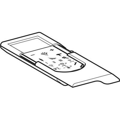 Geberit Ersatz-Fernbedienung für AquaClean 8000Plus - Fernbedienung Geberit Ersatz-Fernbedienung für AquaClean 8000Plus - Fernbedienung