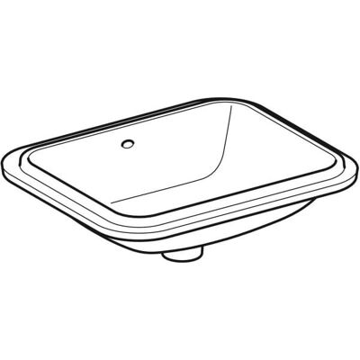 Keramag VariForm Waschtisch - Rechteckig - Weiß Keramag VariForm Waschtisch - Rechteckig - Weiß