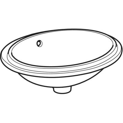 Keramag VariForm Oval Waschbecken - 420x330mm - Weiß Keramag VariForm Oval Waschbecken - 420x330mm - Weiß