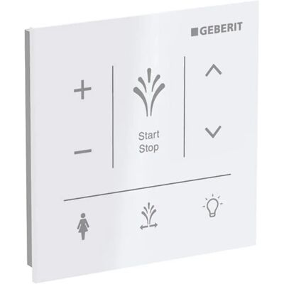 Geberit AquaClean Wandbedienpanel - Weiß - Aufputz - Drahtlos Bluetooth Geberit AquaClean Wandbedienpanel - Weiß - Aufputz - Drahtlos Bluetooth