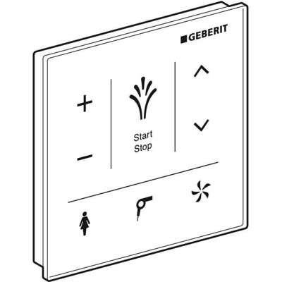 Geberit Wandbedienpanel - Bluetooth, Glas, Batterie - Wandbedienpanel Geberit Wandbedienpanel - Bluetooth, Glas, Batterie - Wandbedienpanel