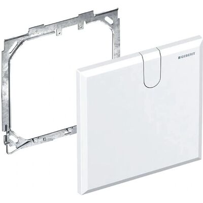 Placă de perete Geberit - Model 116425111 - Alb - Pentru robinete de lavoar Placă de perete Geberit - Model 116425111 - Alb - Pentru robinete de lavoar