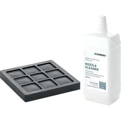 Geberit AquaClean Set - Aktivkohlefilter & Düsenreiniger - Badsanierungskit Geberit AquaClean Set - Aktivkohlefilter & Düsenreiniger - Badsanierungskit