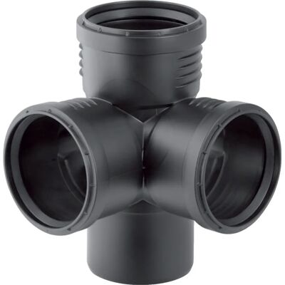 Raccord de tuyau d'évacuation / ventilation Geberit 390.559.14.1 - Silencieux, DN 100 Raccord de tuyau d'évacuation / ventilation Geberit 390.559.14.1 - Silencieux, DN 100