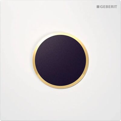 Geberit Plate de descarga electrónica para urinario - inodoro blanco Geberit Plate de descarga electrónica para urinario - inodoro blanco