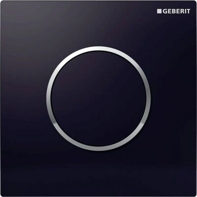 Geberit Sigma10 Urinal Betätigungsplatte - Schwarz/Chrom - Ab 2009 Geberit Sigma10 Urinal Betätigungsplatte - Schwarz/Chrom - Ab 2009