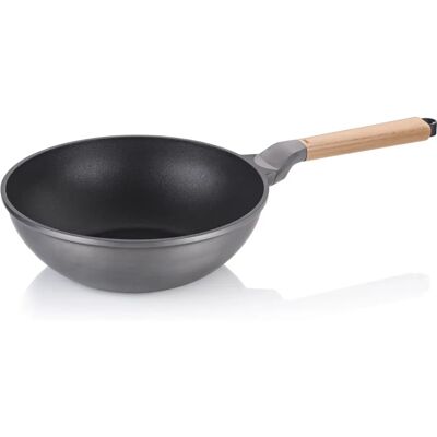Kela Modelo CL-10087 Wok de Aluminio Reciclado - Duradero y Ecológico Kela Modelo CL-10087 Wok de Aluminio Reciclado - Duradero y Ecológico