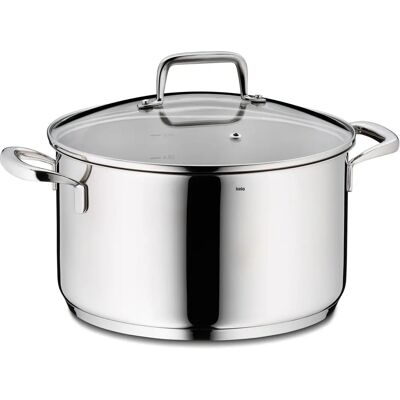 Pentola in acciaio inox KELA - 24cm, 5,5L, base impact bonding Pentola in acciaio inox KELA - 24cm, 5,5L, base impact bonding