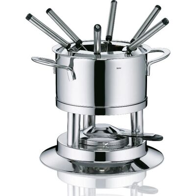 Kela Cailin 1.2L Silver 6-Persons Fondue Set Kela Cailin 1.2L Silver 6-Persons Fondue Set
