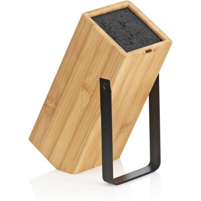Kela Kiril Bambusowy Blok na Noże - Elegancki Organizer Kuchni Kela Kiril Bambusowy Blok na Noże - Elegancki Organizer Kuchni