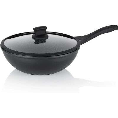 KELA Wok Stella Nova Alluminio Fuso Nero - Wok KELA Wok Stella Nova Alluminio Fuso Nero - Wok