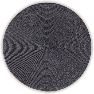 Kela Kimya Placemat Kimya Ronde Grijs - Placemat Kela Kimya Placemat Kimya Ronde Grijs - Placemat