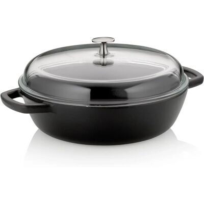 Kela Calido Poêle Noire - 16cm, 28cm, 3,8L - Poêle - Publicité Kela Calido Poêle Noire - 16cm, 28cm, 3,8L - Poêle - Publicité