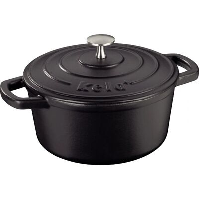 Kela 12470 Bratpfanne - Gusseisen, 2,5L, Schwarz Kela 12470 Bratpfanne - Gusseisen, 2,5L, Schwarz