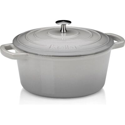 Kela Calido 3.8L Round Stainless Steel Dutch Oven Kela Calido 3.8L Round Stainless Steel Dutch Oven