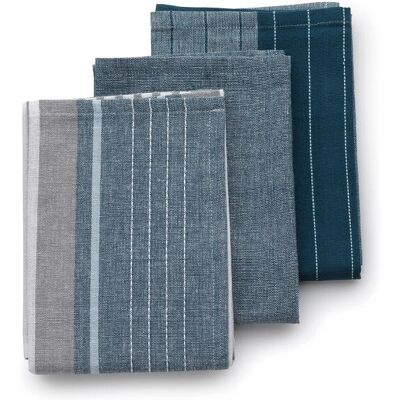 Kela 15971 Baumwoll-Reinigungstücher Blau/Grau - Reinigungstücher Kela 15971 Baumwoll-Reinigungstücher Blau/Grau - Reinigungstücher