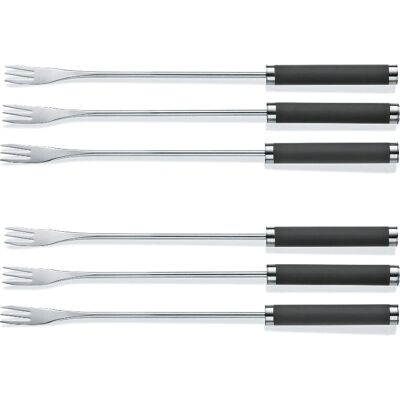 Kela Montana Fonduesticks - Edelstahl, Grau, 24,5cm - Fondue Gabeln Kela Montana Fonduesticks - Edelstahl, Grau, 24,5cm - Fondue Gabeln