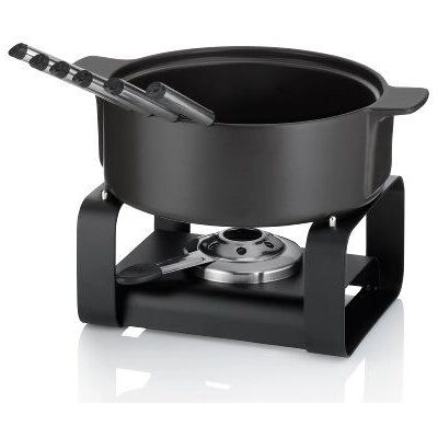 Kela Schwarzes Käsefondue-Set - 6 Personen Kela Schwarzes Käsefondue-Set - 6 Personen