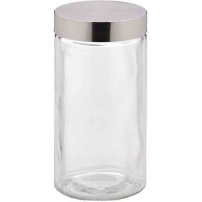 Contenant de rangement Kela - 1,7L - Transparent/Argent Contenant de rangement Kela - 1,7L - Transparent/Argent
