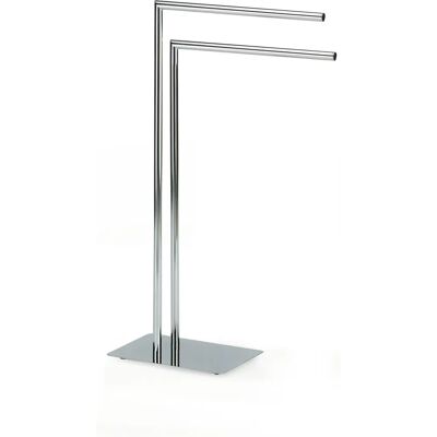 Kela Stainless Steel Floor Towel Holder - 2 Bars, 81cm - Bathroom Kela Stainless Steel Floor Towel Holder - 2 Bars, 81cm - Bathroom