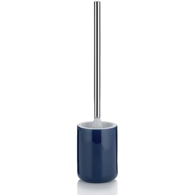Kela Isabella Toilettenbürste - Keramik, Edelstahl, Marineblau Kela Isabella Toilettenbürste - Keramik, Edelstahl, Marineblau