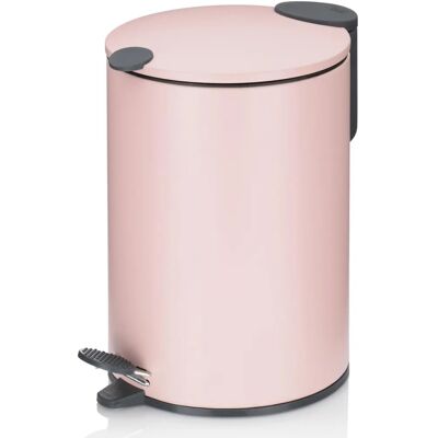 Kela Rosa Nuage 3L Metallskrin för Sopor - Sopbehållare Kela Rosa Nuage 3L Metallskrin för Sopor - Sopbehållare