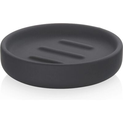 Kela 23957 Seifenschale - Keramik - 11,5cm - Schwarz - Seifenschale Kela 23957 Seifenschale - Keramik - 11,5cm - Schwarz - Seifenschale