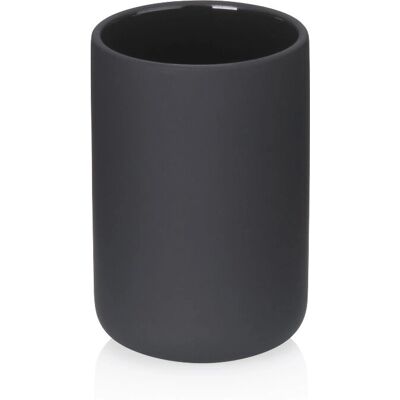 Kela - 23958 - Schwarz - Keramik - Badezimmer-Becher Kela - 23958 - Schwarz - Keramik - Badezimmer-Becher