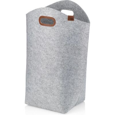Kela Fay laundry basket - Rectangular felt light grey Kela Fay laundry basket - Rectangular felt light grey