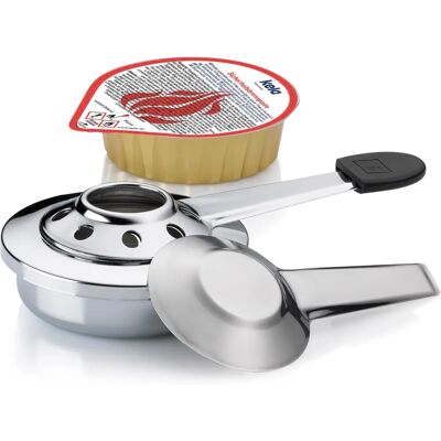 Zestaw fondue ze stali nierdzewnej Vesuv Kela - Regulacja płomienia, Nadaje się do zmywarki Zestaw fondue ze stali nierdzewnej Vesuv Kela - Regulacja płomienia, Nadaje się do zmywarki