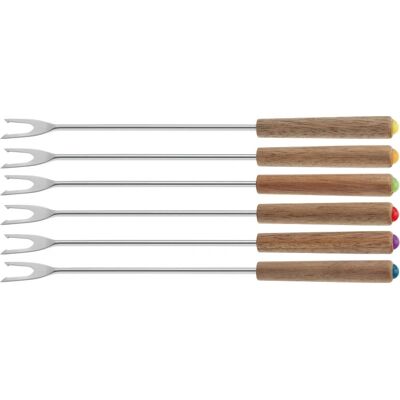 Kela Modessa zestaw widelców do fondue ze stali nierdzewnej - 24,5cm Kela Modessa zestaw widelców do fondue ze stali nierdzewnej - 24,5cm