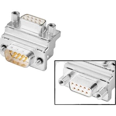 Siemens Modell 6AV6671-8XD00-0AX0 Winkeladapter - 90° 9-polig RS-485/422/232 Siemens Modell 6AV6671-8XD00-0AX0 Winkeladapter - 90° 9-polig RS-485/422/232
