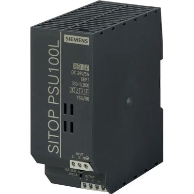 Alimentation Siemens 6EP1333-1LB00 - 24V 5A Rail DIN - Publicité Alimentation Siemens 6EP1333-1LB00 - 24V 5A Rail DIN - Publicité