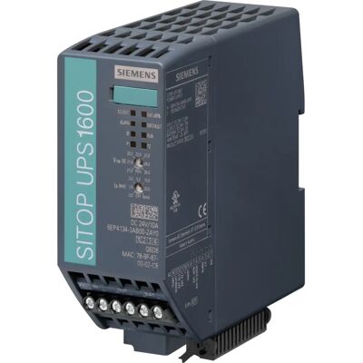 Siemens 6EP4134-3AB00-2AY0 DIN-skinne UPS - Uafbrudt strømforsyning Siemens 6EP4134-3AB00-2AY0 DIN-skinne UPS - Uafbrudt strømforsyning