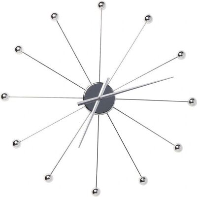 Nástěnné Hodiny Like Umbrella Balls od KARE Design - Šedá Nástěnné Hodiny Like Umbrella Balls od KARE Design - Šedá