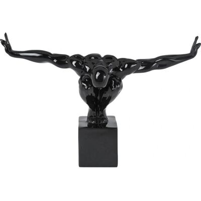 KARE Design Schwarze Marmor Athlet Deko-Statue - Dekorative Figur KARE Design Schwarze Marmor Athlet Deko-Statue - Dekorative Figur
