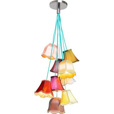 Kare Design - Saloon Flowers 9 - Lampada a sospensione vintage multicolore Kare Design - Saloon Flowers 9 - Lampada a sospensione vintage multicolore
