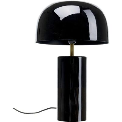 KARE Design - Lampada Loungy Nera 38cm - Lampada da Tavolo KARE Design - Lampada Loungy Nera 38cm - Lampada da Tavolo
