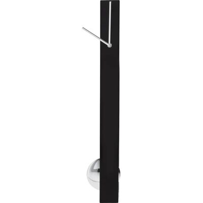 Relógio de Parede KARE Design - Pêndulo Preto Prata - 65cm Relógio de Parede KARE Design - Pêndulo Preto Prata - 65cm